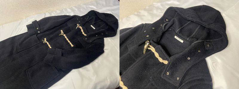 1点目：ダッフルコートのビフォー