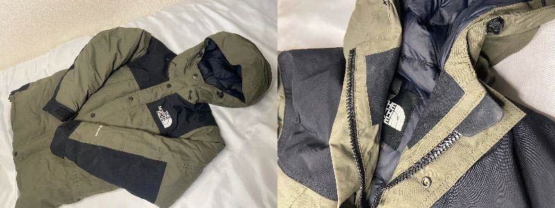 2点目：ダウンジャケットのビフォー