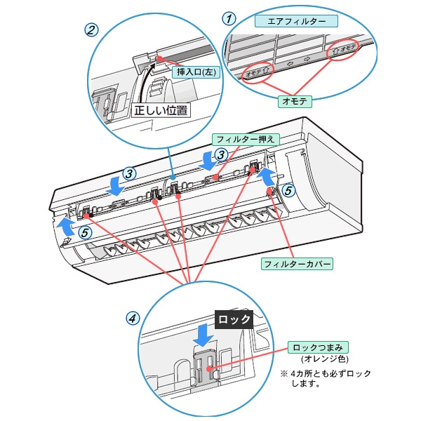 手順⑥フィルターを元に戻す