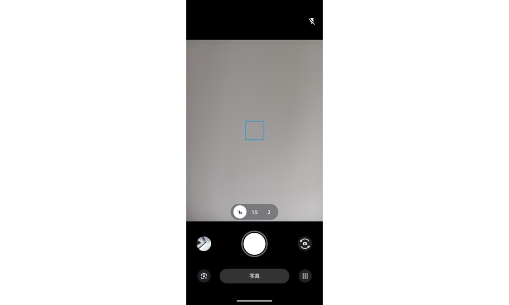 AQUOS wish6のカメラ撮影画面のスクリーンショット
