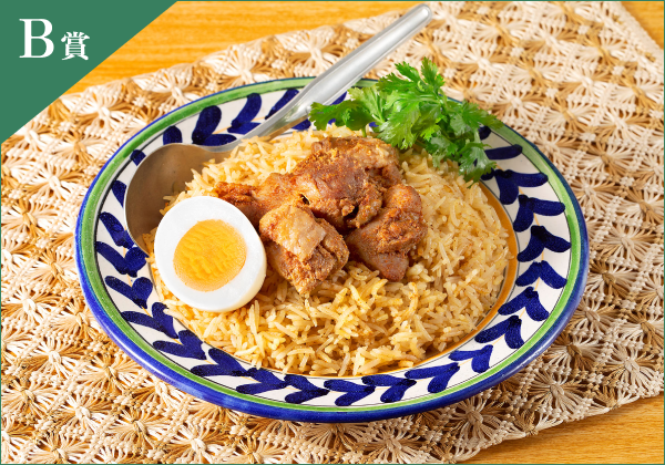 B賞 ビリヤニ4人前1セット 5名様