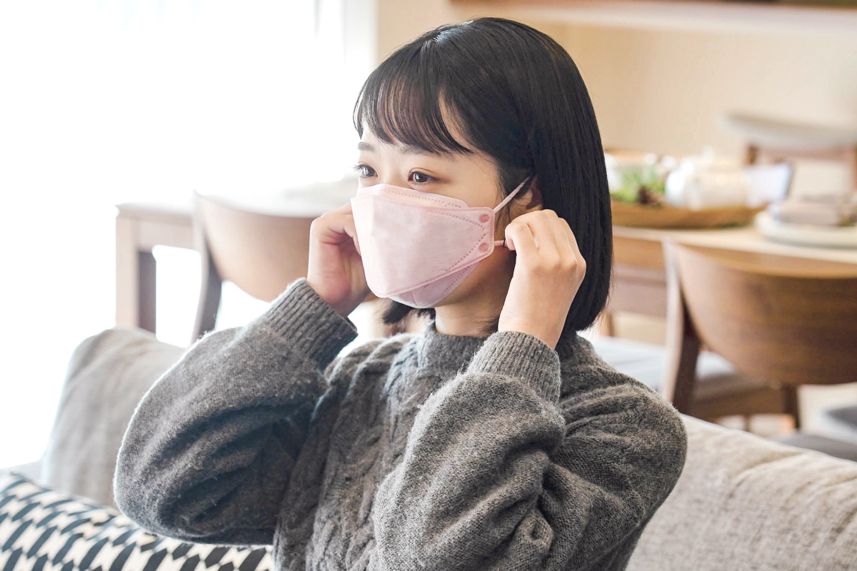 シャープクリスタルマスク（ふつうサイズ）＜クリスタルピンク＞