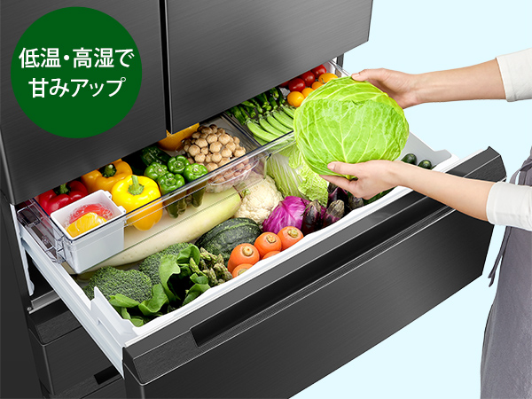 シャープの冷蔵庫 SJ-MF61R の特長