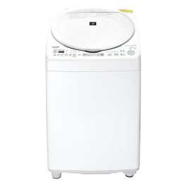 シャープ公式通販】 タテ型洗濯乾燥機＜ホワイト系＞+標準配送設置