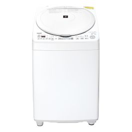 シャープ公式通販】 【整備済み再生品】タテ型洗濯乾燥機<ホワイト系 シャープ公式通販】 【整備済み再生品】タテ型洗濯乾燥機<ホワイト系