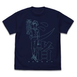 ナナヲアカリ 激レアTシャツ＆CDセット(シリアルナンバー付) シャープ公式通販】 EVANGELION 制服の渚カヲル Tシャツ/NAVY-L|UL