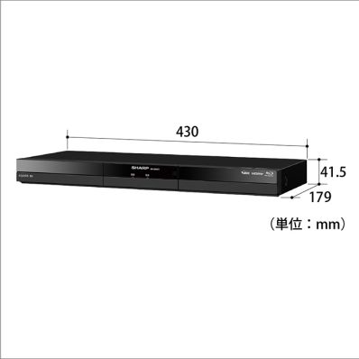 シャープ公式通販】 ブルーレイディスクレコーダー＜2TB（2000GB