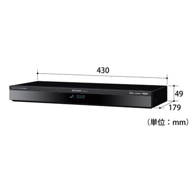【メール便無料】 シャープ公式通販】 AQUOS 4Kレコーダー＜4000GB（4TB）＞｜4B その他