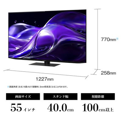 シャープ公式通販】 【整備済み再生品】55V型 4K有機ELテレビ+標準配送