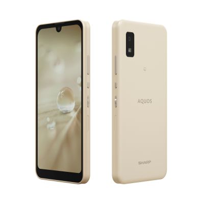 SIMフリースマートフォン AQUOS wish ＜アイボリー＞＜Bセット＞補償サービス12ヶ月無料