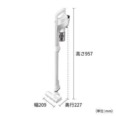 シャープ公式通販】 コードレススティック掃除機＜ホワイト系