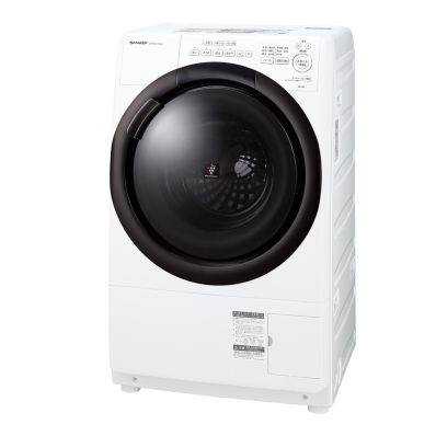 期間限定 ESTILO 超美品　電気乾燥機 近隣は手渡し可能 シャープ公式通販】 【右開きタイプ】プラズマクラスタードラム式洗濯