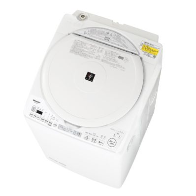 シャープ公式通販】 【整備済み再生品】タテ型洗濯乾燥機＜ホワイト系