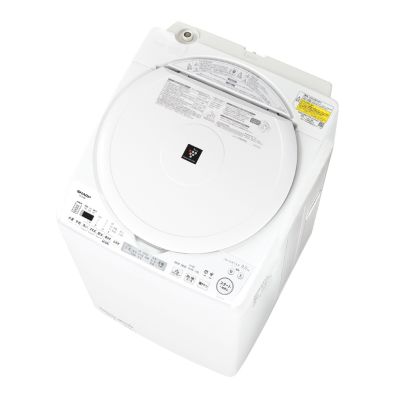 シャープ公式通販】 【整備済み再生品】タテ型洗濯乾燥機＜ホワイト系