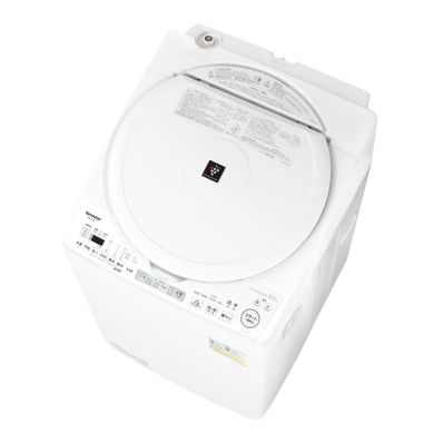 シャープ公式通販】 タテ型洗濯乾燥機＜ホワイト系＞+標準配送設置
