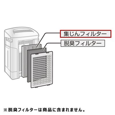 シャープ　加湿空気清浄機用　集じんフィルター（1枚）