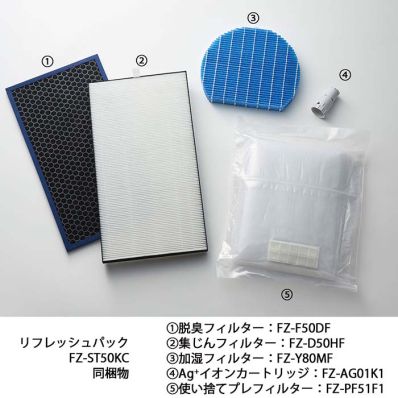 シャープ公式通販】 シャープ 加湿空気清浄機 リフレッシュパック｜FZ-ST50KC ｜COCORO STORE（ココロストア）