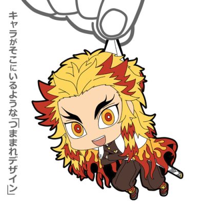 kyn1116　鬼滅の刃　バッグクリップ　煉獄杏寿郎2点　海外正規品 鬼滅の刃 バッグクリップ 海外正規品 煉獄杏寿郎 モノグラムの