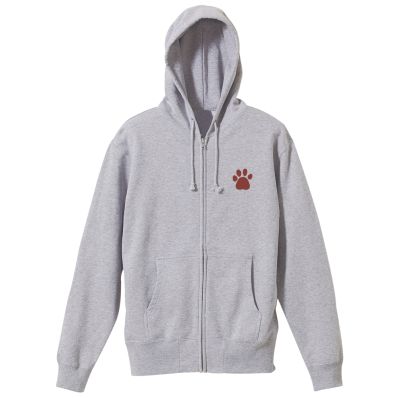 シャープ公式通販】 銀魂 定春フェイス ジップパーカー/MIX GRAY-M|UL