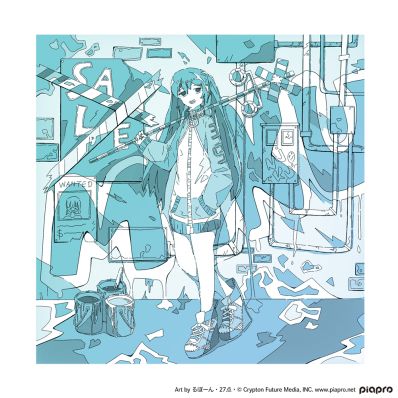 速くおよび自由な シャープ公式通販】 初音ミクシリーズ 初音ミク Tシャツ るぼー ミュージシャン