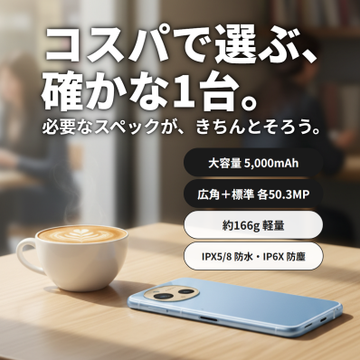 シャープ公式通販】 SIMフリースマートフォン AQUOS sense9 [RAM6GB