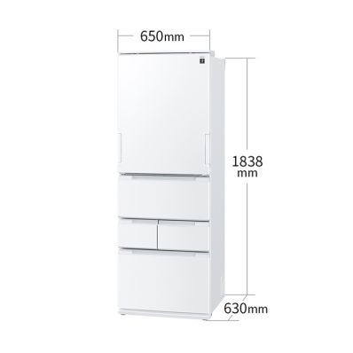 シャープ公式通販】 プラズマクラスター搭載どっちもドア冷蔵庫