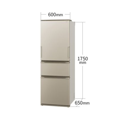 シャープ公式通販】 左右開き冷蔵庫＜ゴールド系＞+標準配送設置