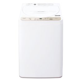 シャープ洗濯機6kg高濃度洗浄ドルフィンパルAg+節水ほぐし運転風乾燥機能付き