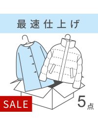 【宅配クリーニング】衣類最速パック5点
