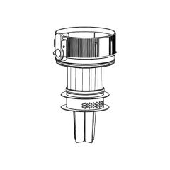 シャープ　掃除機用　筒型フィルター[上]＜本体色：ブラック系＞（217 110 7149）