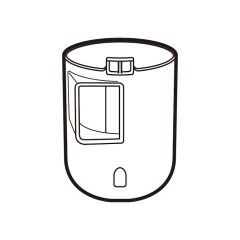 シャープ　掃除機用　ダストカップ（217 137 0680）