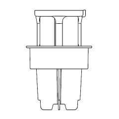 シャープ　掃除機用　筒型フィルター(下)（217 221 0601）