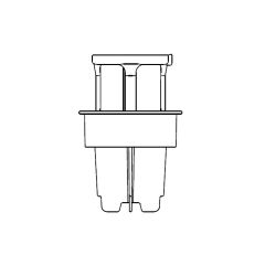 シャープ　掃除機用　筒型フィルター（下）（217 221 0604）