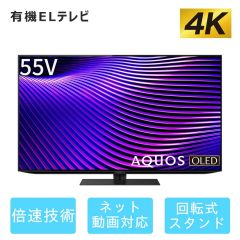 55V型　4K有機ELテレビ+標準配送設置サービス　セット