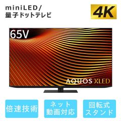 65V型　4K mini LEDテレビ+標準配送設置サービス　セット