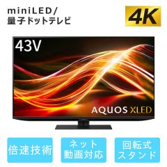 43V型　4K mini LEDテレビ+標準配送設置サービス　セット