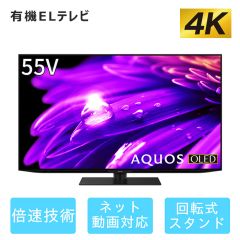 55V型　4K有機ELテレビ+標準配送設置サービス　セット