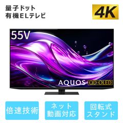 【整備済み再生品】55V型　4K有機ELテレビ+標準配送設置サービス　セット