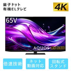 【整備済み再生品】65V型　4K有機ELテレビ+標準配送設置サービス　セット