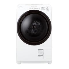 【右開きタイプ】プラズマクラスタードラム式洗濯乾燥機＜ホワイト系＞+標準配送設置サービス　セット