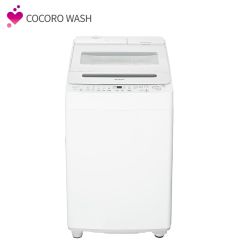 【整備済み再生品】全自動洗濯機＜ホワイト系＞+標準配送設置サービス　セット