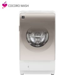 【整備済み再生品】【右開きタイプ】プラズマクラスタードラム式洗濯乾燥機＜ゴールド系＞+標準配送設置サービス　セット