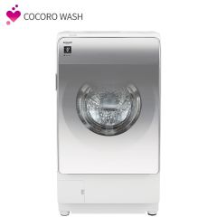 【整備済み再生品】【右開きタイプ】プラズマクラスタードラム式洗濯乾燥機＜シルバー系＞+標準配送設置サービス　セット