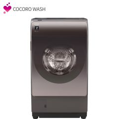 【整備済み再生品】【右開きタイプ】プラズマクラスタードラム式洗濯乾燥機＜ブラウン系＞+標準配送設置サービス　セット