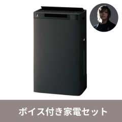 【セット商品】加湿空気清浄機　プラズマクラスターNEXT グレー系 KI-TX75-H＋緒方恵美さんボイス