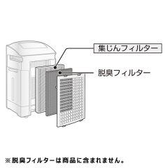 シャープ　加湿空気清浄機用　集じんフィルター（1枚）