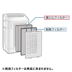 シャープ　加湿空気清浄機用　集じんフィルター（1枚）