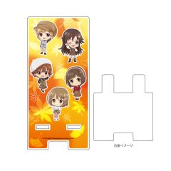 スマキャラスタンド　アイドルマスター シンデレラガールズ　01 散りばめデザイン 秋コーデVer.(ミニキャライラスト)