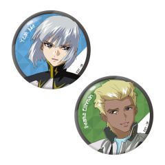 機動戦士ガンダムSEED DESTINY　ペア缶バッジ イザーク・ジュール&ディアッカ・エルスマン