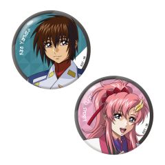 機動戦士ガンダムSEED DESTINY　ペア缶バッジ キラ・ヤマト&ラクス・クライン